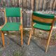 Deux chaises Boomerang