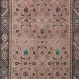 Vintage Turkish Oushak Handwoven Rug 97x417 cm