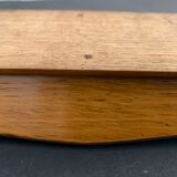 Wooden pencil holder with brass inserts, NINETEENTH