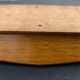 Wooden pencil holder with brass inserts, NINETEENTH