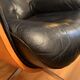 Armchair with footstool by Martin Stoll, Stoll Giroflex, Switzerland, 1960s.