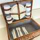 Vintage picnic basket
