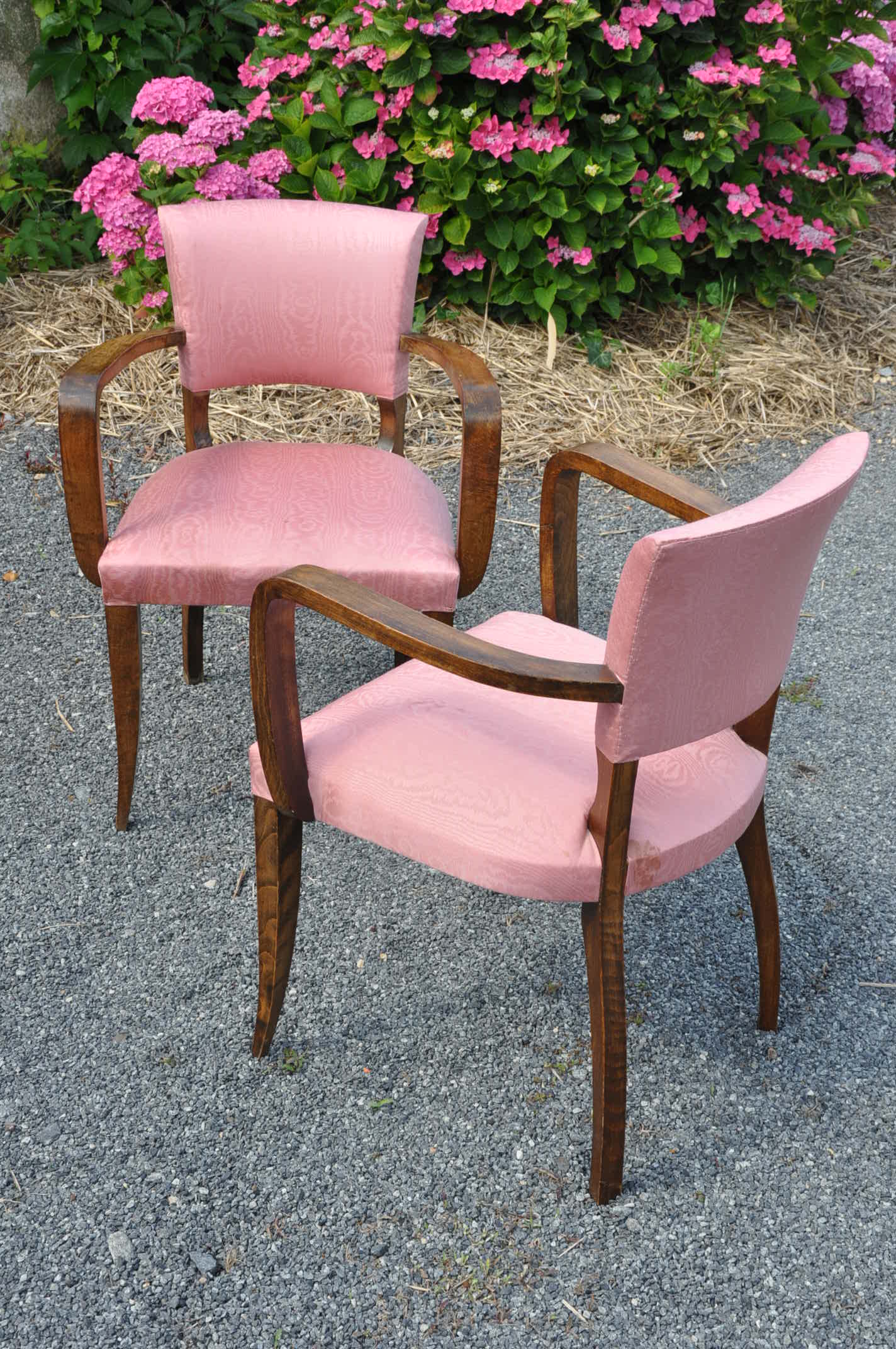Paire de fauteuils bridge
