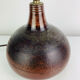 Lampe boule grès vintage, années 60 
