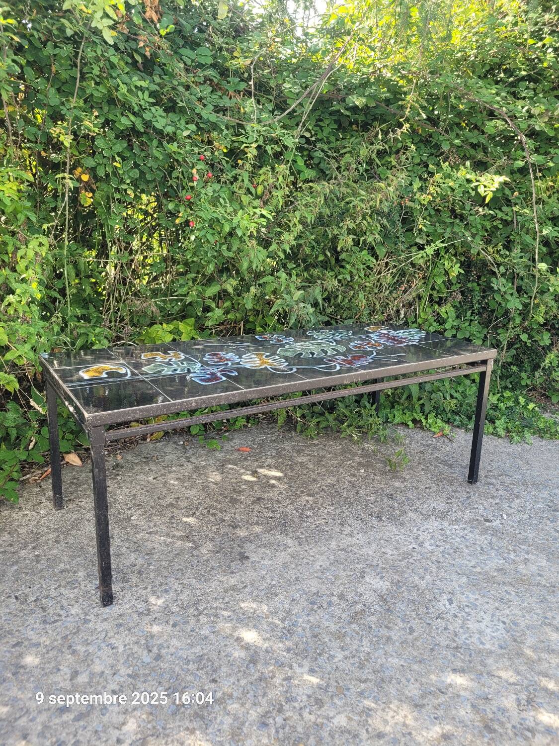 Vintage rectangular coffee table