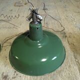 3 green industrial lampshade