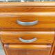 Mado buffet, marble top and asymmetrical doors.