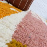 Handmade wool Berber rug 314 x 190 cm