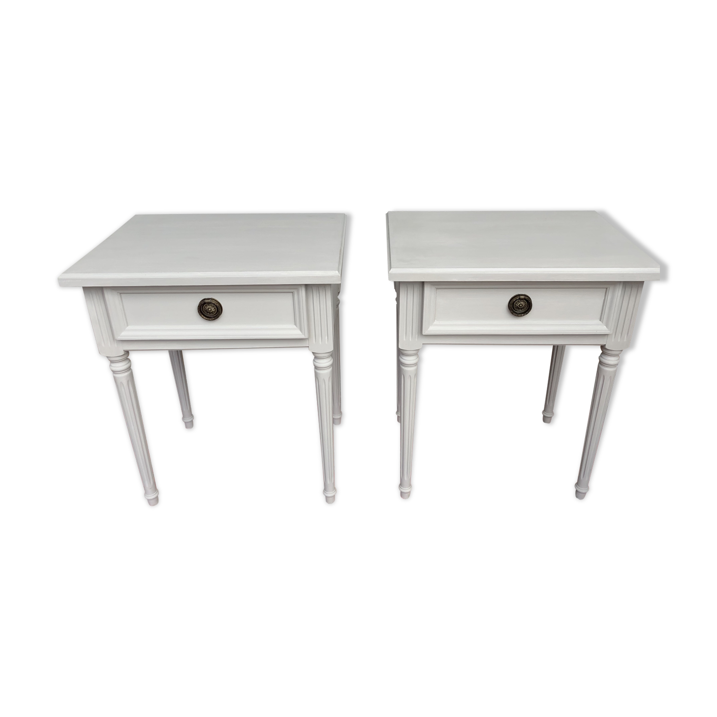 Pair of wooden bedsides Louis XVI style