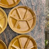 5 assiettes à fondue Gien