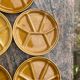 5 Gien fondue plates