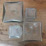 Set of 4 bottles with iode and ancient tissier le conquet seaweed