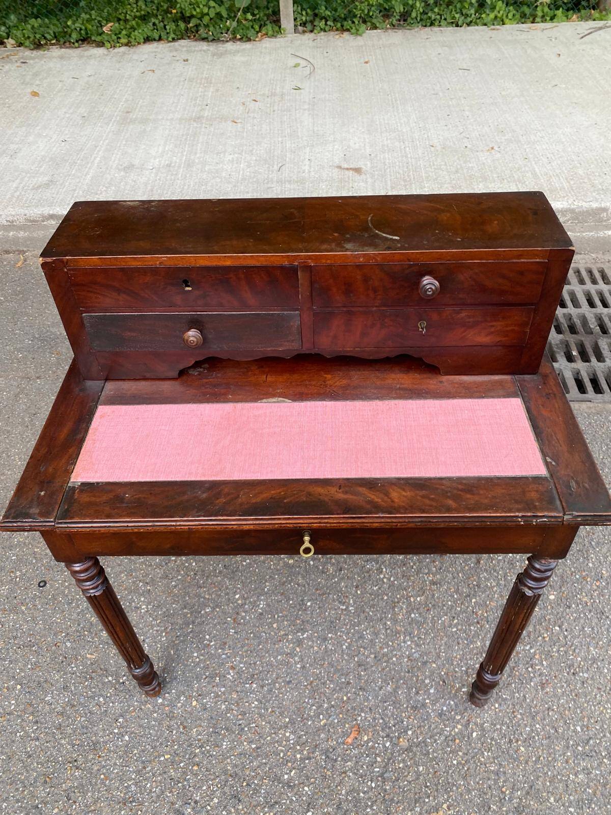 Happiness of the day desk with 19th century storage