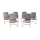 Lot of 6 armchairs published by Cidue, Italy 70s