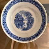Salad bowl and hollow dish Earthenware OLD ENGLAND
