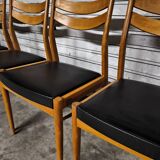 6 vintage Scandinavian chairs