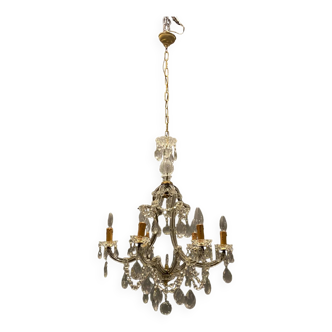 Vintage Crystal chandelier 1950’s