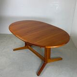 Danish midcentury teak dining table 1960s by Skovby