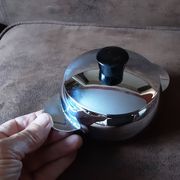 Sucrier inox vintage