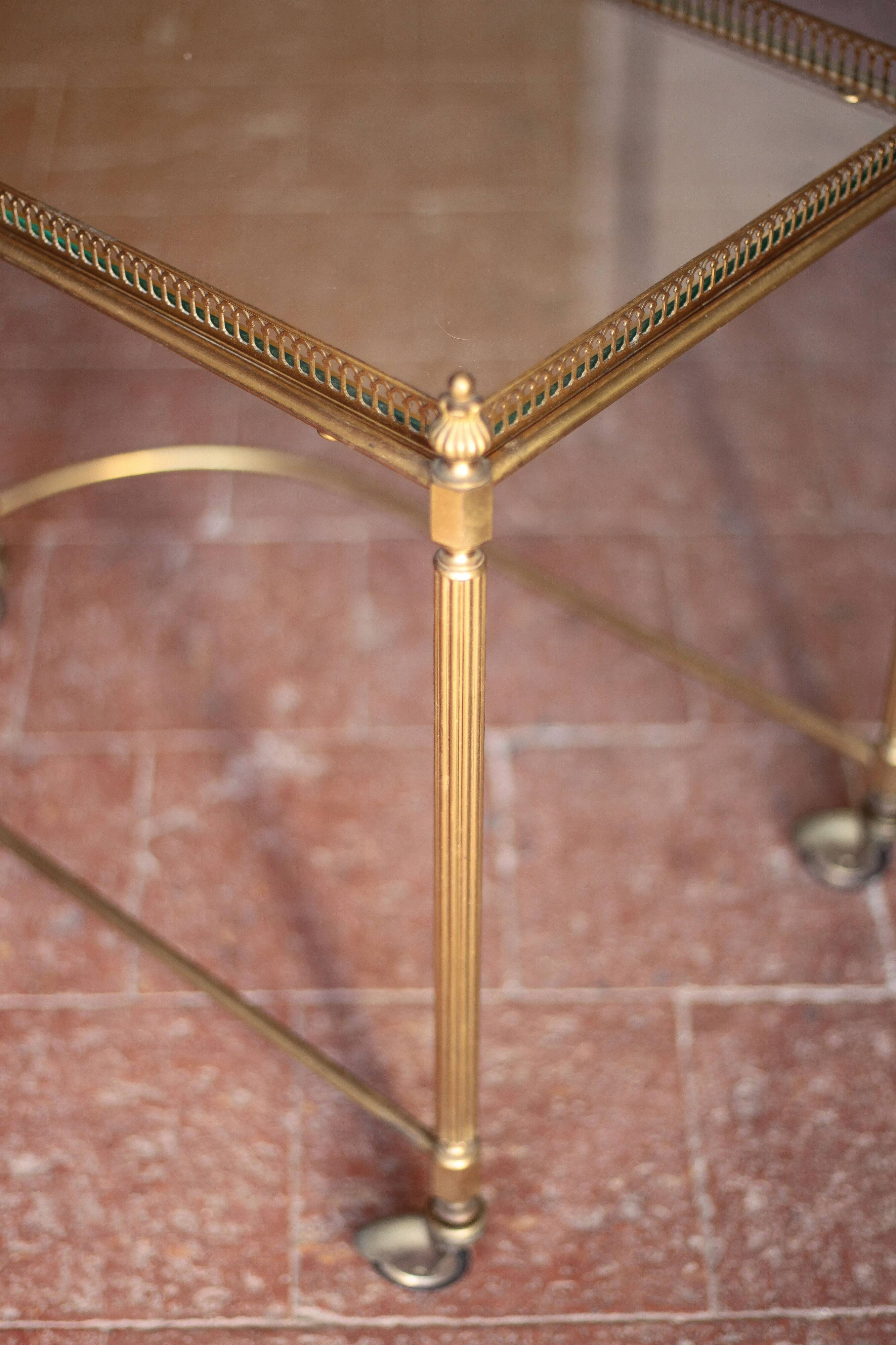 Vintage sideboard, living room furniture, nesting side tables, accent furniture.