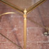 Vintage sideboard, living room furniture, nesting side tables, accent furniture.