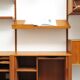 Danish teak wall unit by Kai Kristiansen for Feldballes Møbelfabrik