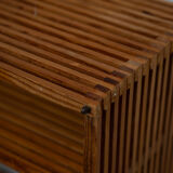 1970's Scandinavian pine open sideboard