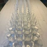 Set de 70 verres Crystal Durand - Organdi -