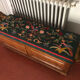 Banc coffre tapissé
