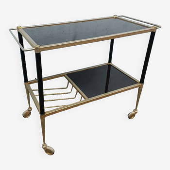 Vintage rolling table trolley