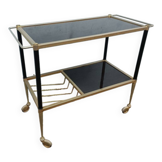 Vintage rolling table trolley