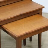Scandinavian nesting tables "Kvalitet Form Funktion" in teak, 1960