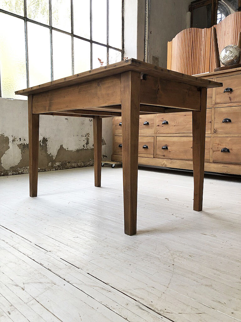 Pine and oak farm table