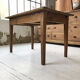 Table de ferme en pin et chêne