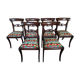 Set of 6 Regency mahogany chairs
