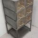 Former furniture workshop six drawers metal Strafor