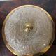 Frosted glass and brass ceiling light, 1970s
