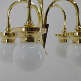Art Deco Large Chandelier, 1920s, Restored