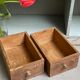 Pair of wooden drawers