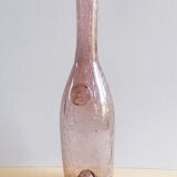 Biot bubble glass bottle