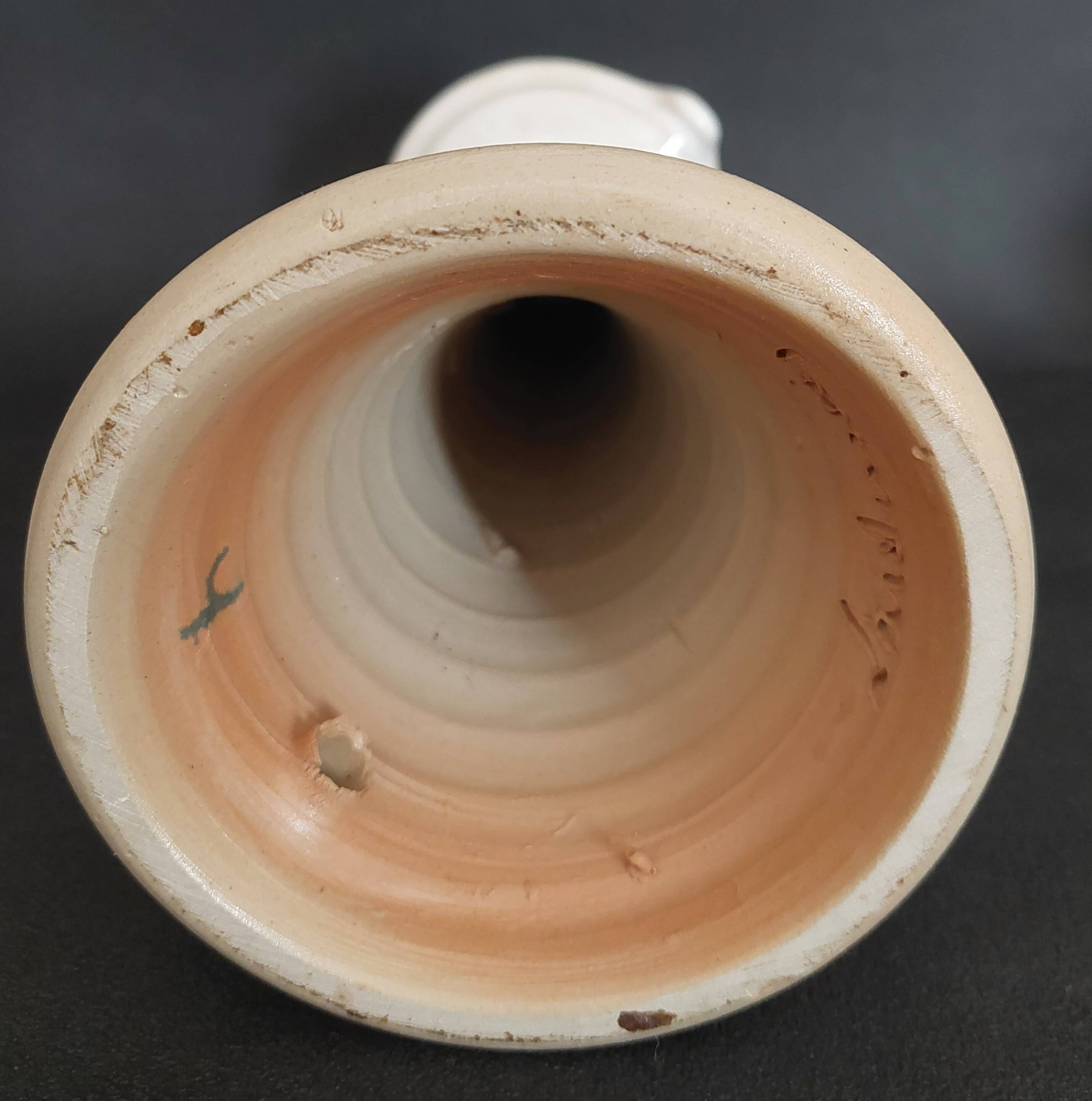 Bougeoir à main vintage poterie Lardinois