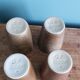 Digoin stoneware mugs, glasses, and cups.