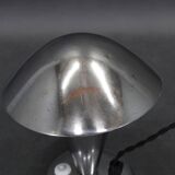 Bauhaus adjustable chrome mushroom table lamp, Czechoslovakia, 1930s