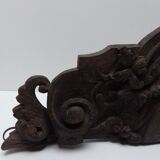 Carved old furniture fronts