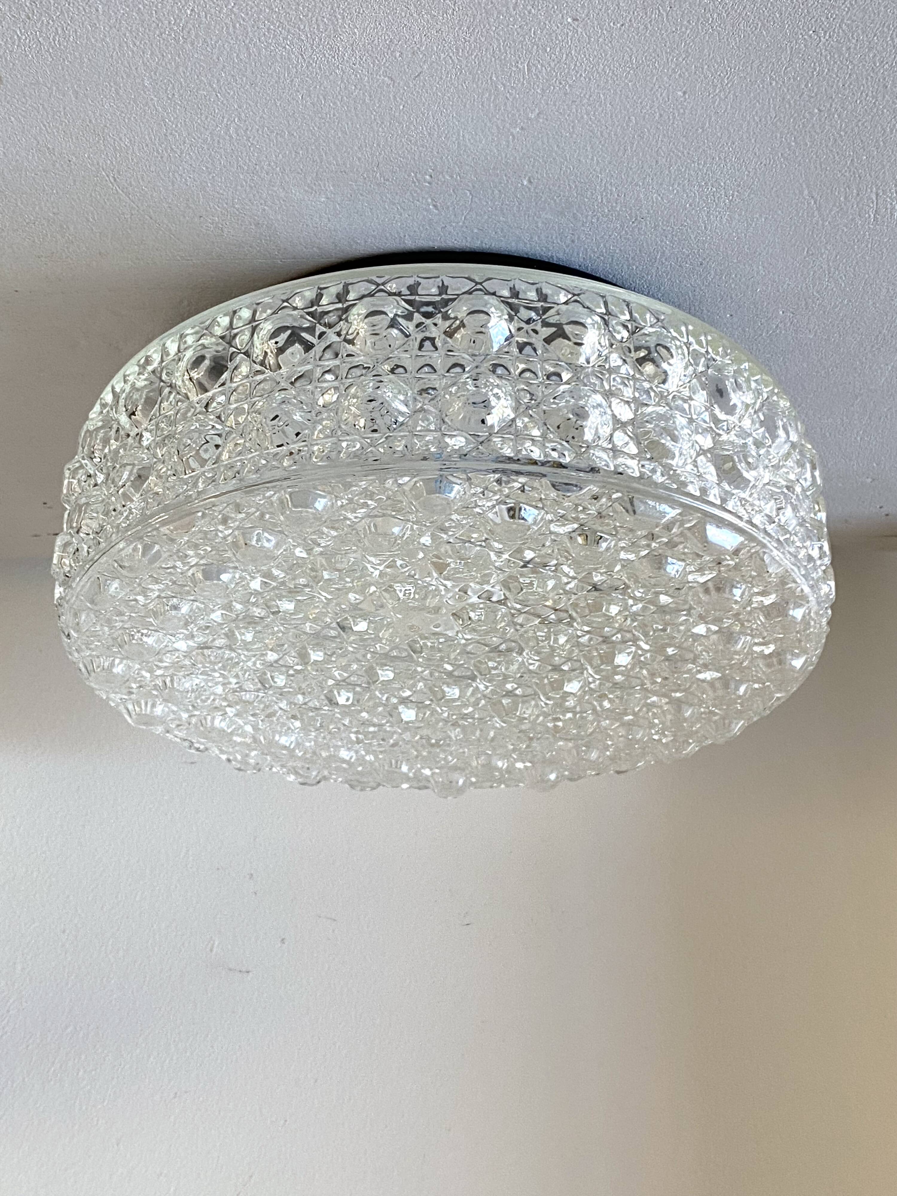 Plafonnier/Applique années 70