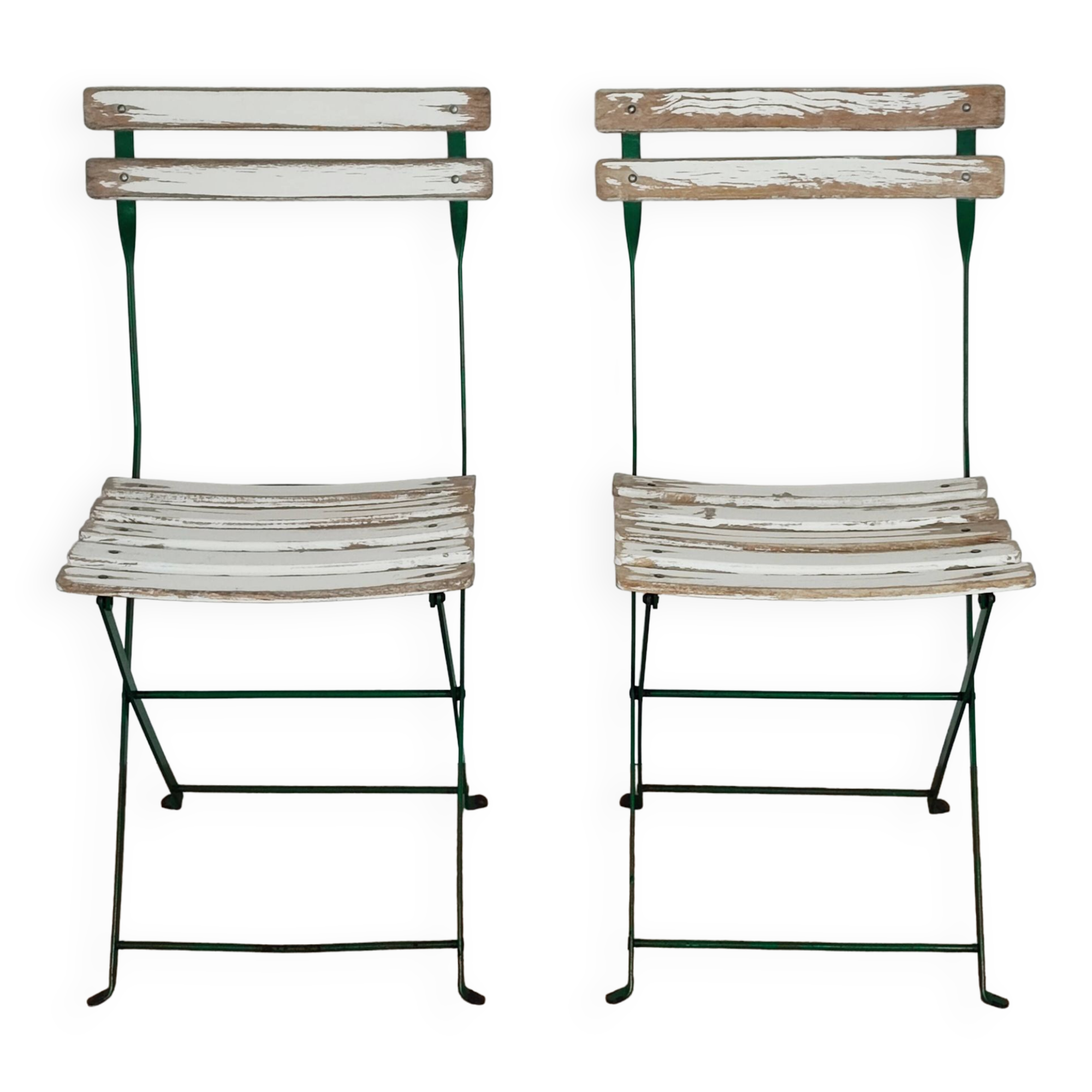 Folding garden chairs