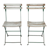 Folding garden chairs