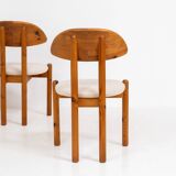 Ensemble de 4 chaises en pin par Vamdrup Stolefabrik (Danemark, années 1970).