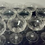11 coupes à champagne anciennes