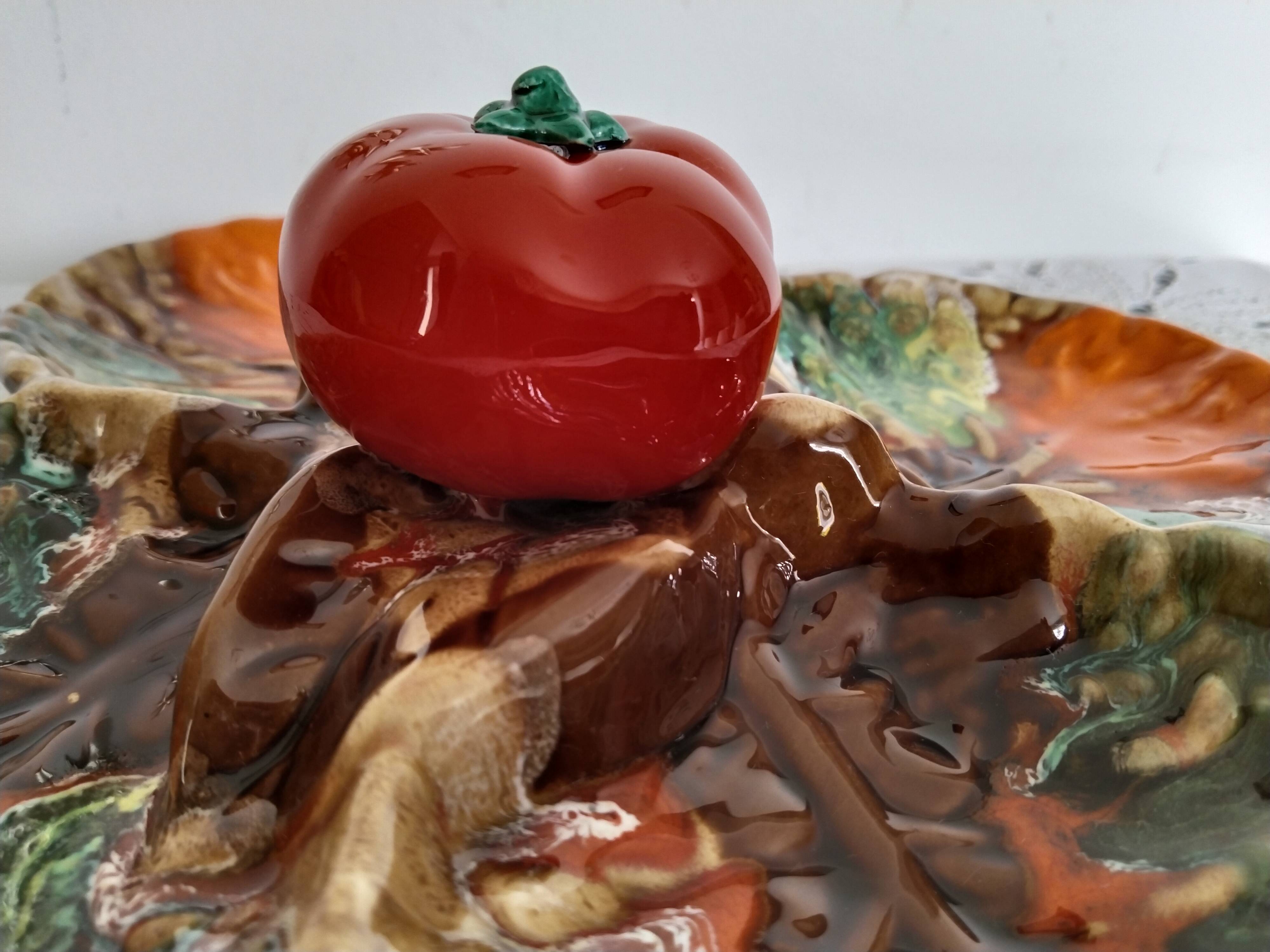 Aperitif and fruit serving dish, Vallauris